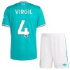 Original Trikotsatz Liverpool Virgil 4 Ausweichtrikot 2025-26 Für Kinder